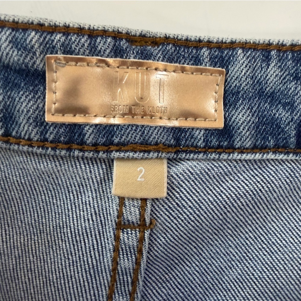 Kut from the Kloth Evereve Jeans Womens 2 Melissa Straight High Rise Fab Ab - Picture 6 of 10
